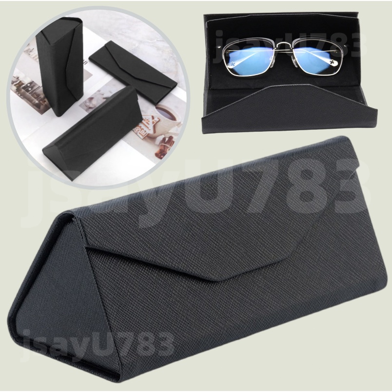 🏠 กล่องแว่นตา สามารถพับเก็บได้ ความจุขนาดใหญ่ กล่องใส่แว่น  พร้อมส่ง