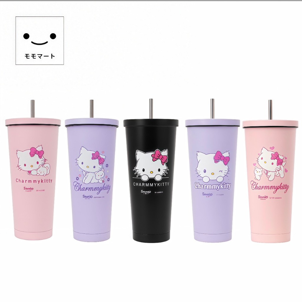 MOMOMART แก้วน้ำเก็บความเย็น 20 Oz แก้วเก็บอุณหภูมิ Charmmy Kitty ลิขสิทธิ์แท้ Sanrio