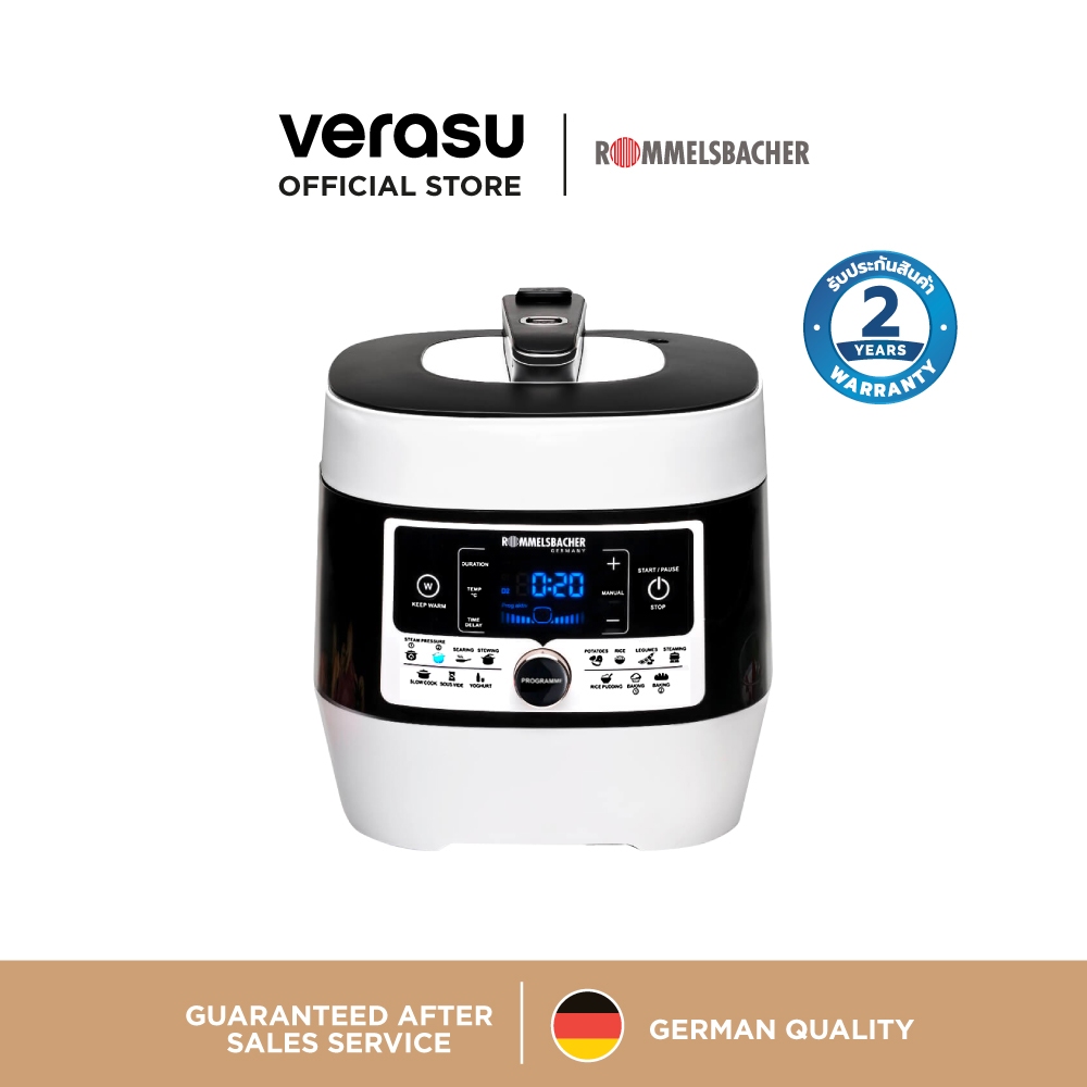 ROMMELSBACHER Smart Cooker 5.6 ลิตร หม้ออัดแรงดันไฟฟ้า 5.6 ลิตร รุ่น ROM-MD1000