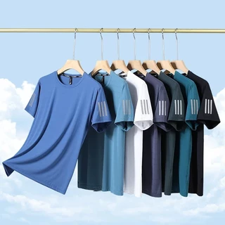 เสื้อยืดผู้ชายแขนสั้นผ้ายืดทรงหลวมแฟชั่นใส่สบาย รุ่นSGY-032