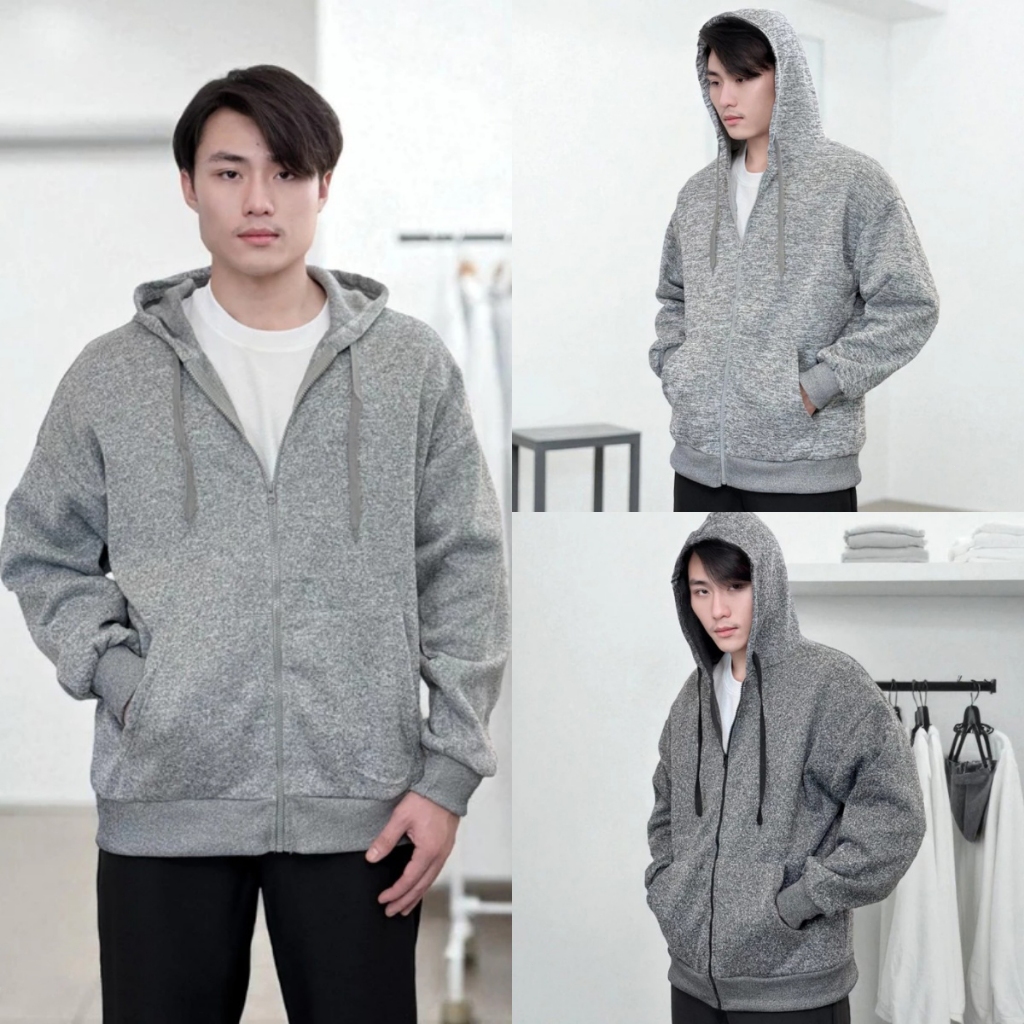 COD เสื้อฮู้ดกันหนาว เสื้อฮู้ด เสื้อฮู้ดคู่รัก เสื้อแจ็คเก็ตกันหนาว สไตล์เกาหลี พร้อมซิป ใส่สบายๆ หลวม สินค้าพร้อมส่ง