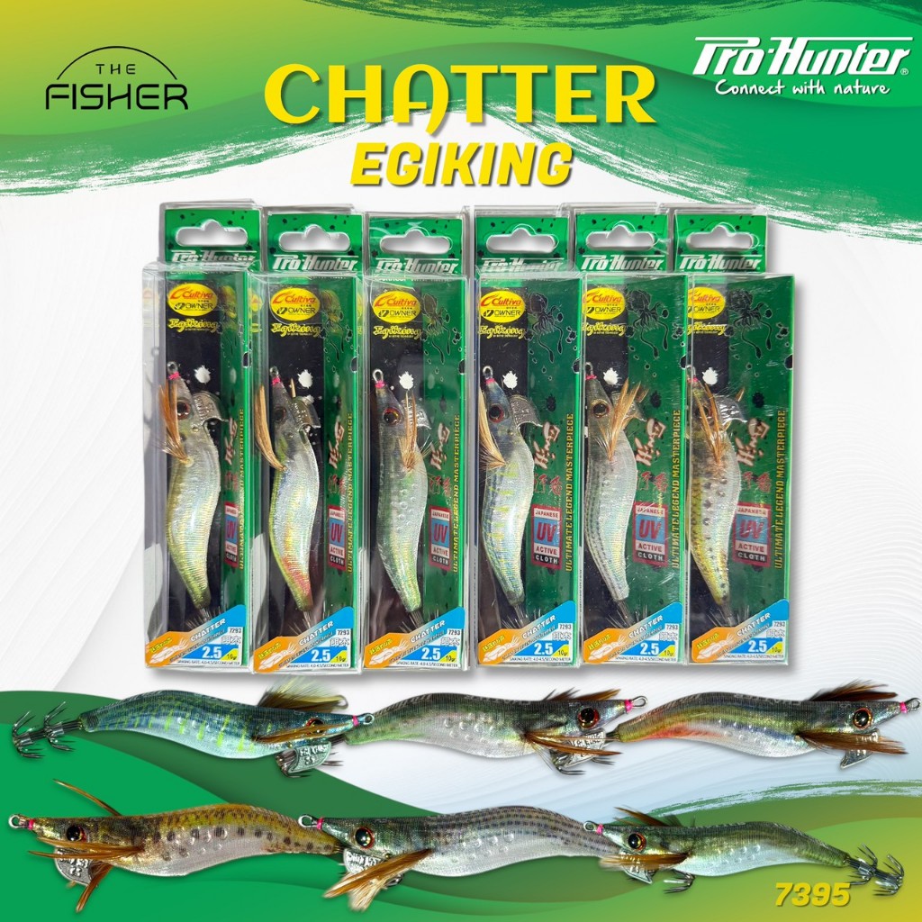 A09 โยตกหมึก Pro-Hunter รุุ่น Egi King Chatter 7293 ขนาด 2.5