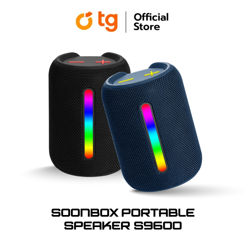 (ลำโพง) SOONBOX PORTABLE SPEAKER S9600 เล่นเพลง3 - 6 ชั่วโมง l ลำโพง: ขนาด 57 มม. l เชื่อมต่อแบบไร้ส