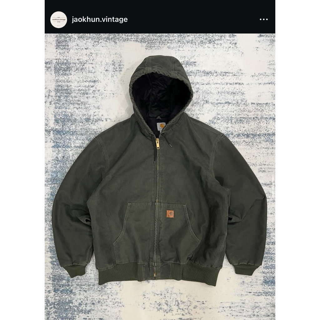 Carhartt Jacket Hoodie / Hooded Active Jacket J130 MOS 💚