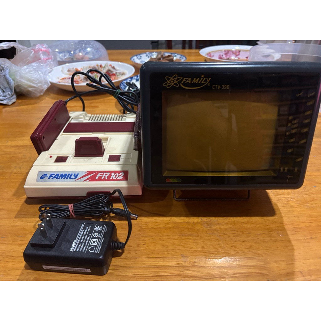 Family TV and Game Consoles set