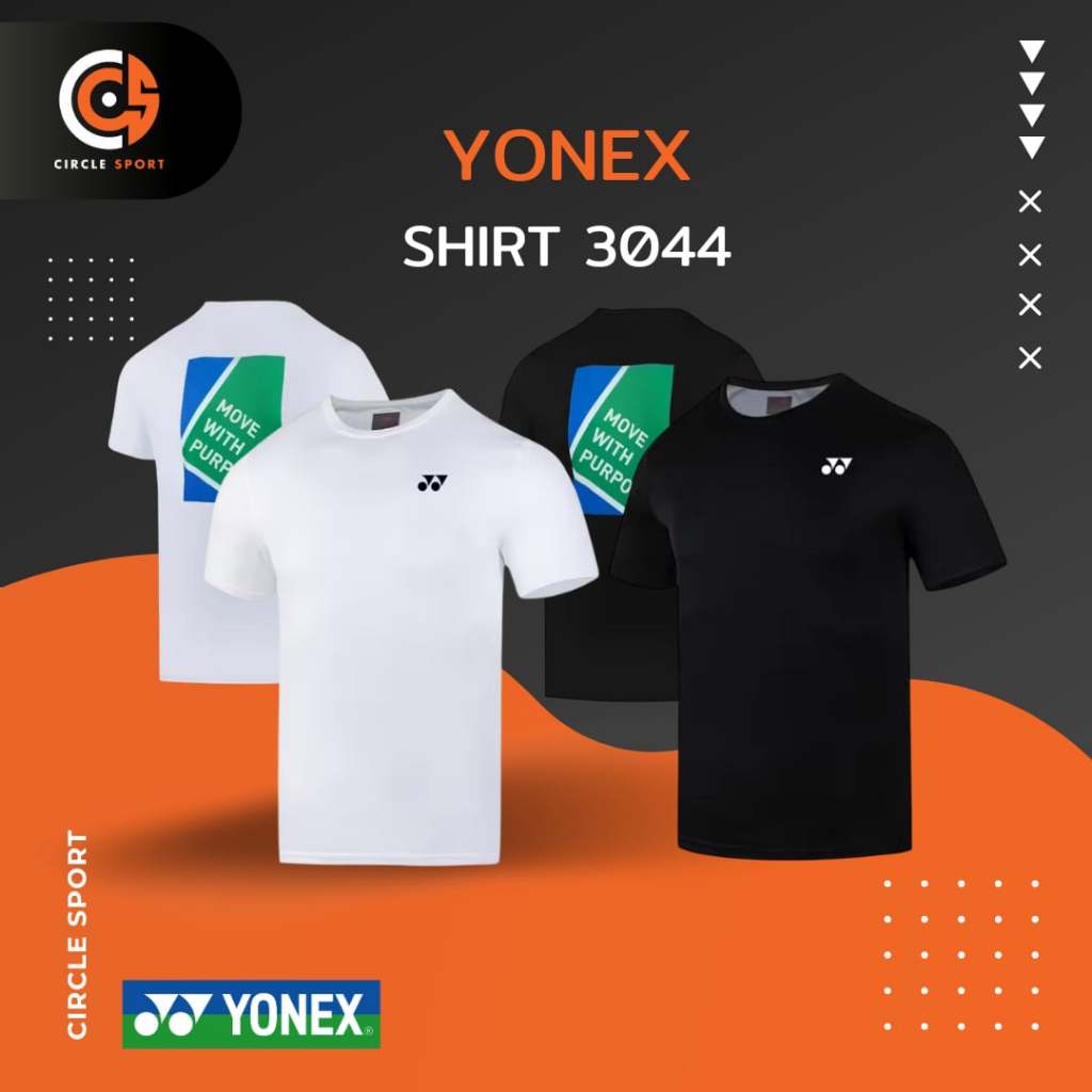 เสื้อแบดมินตัน Yonex Shirt 3044 TRU-DRY (สินค้าลิขสิทธิ์แท้ 100%)