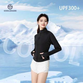 UPF300+ COOLSADE SUNFitX เสื้อกันแดด เสื้อออกกำลังกายหญิง รุ…