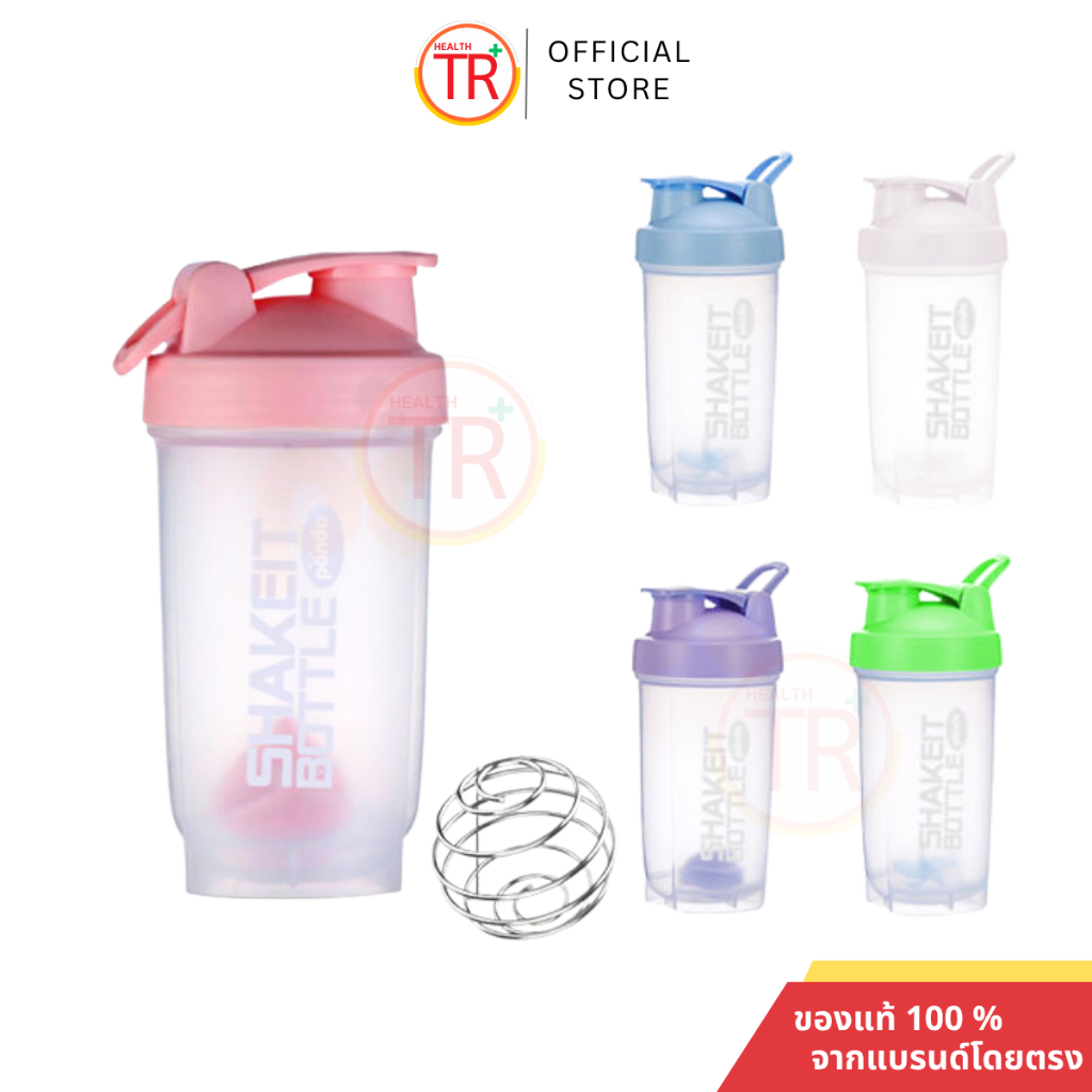 แก้วเชคโปรตีนดีม่อน แก้วชงเวย์โปรตีน Shaker ขนาด 500 ml. ขนาดพกพา มีหูหิ้วพกพาสะดวก (คละสี)