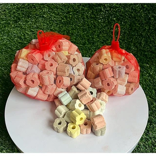 วัสดุกรองน้ำปลาชีวภาพ เซรามิกรวมหลากแบบหลายสี หินลาวา หินภูเขาไฟ 100g–1kg