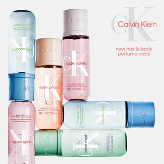 Calvin Klein CK Hair & Body Perfume Mist 236ml - Nude Vanilla | Warm & Comforting (Creamy Vanilla, Cozy Musk, Amber)
