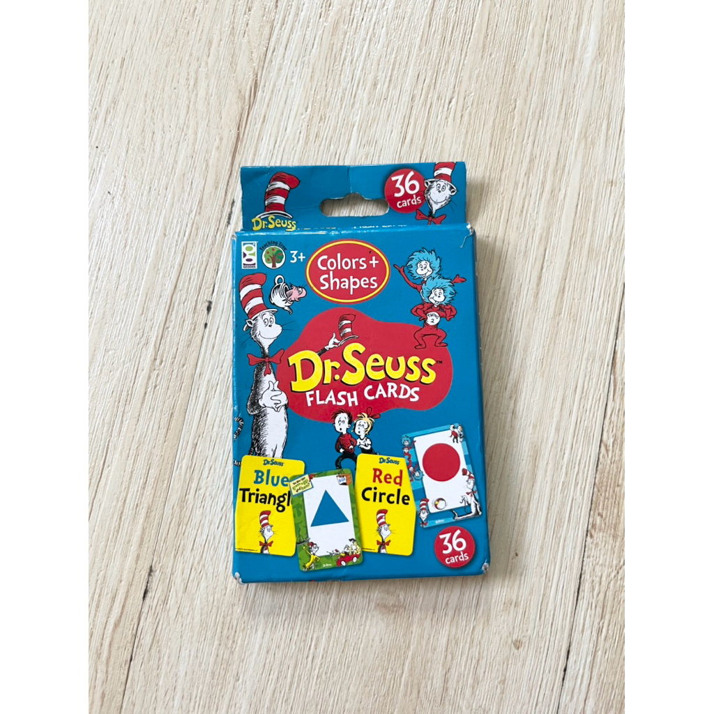 Dr.Suess Colors and Shapes Flash cards Flash การ์ดสอนสีและรูปร่าง ครบใหม่ 💕90 บาท