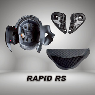 ชุดนวมหมวกกันน็อค/แผ่นใต้คาง/ชุดยึดชิลด์ BILMOLA รุ่น RAPID …