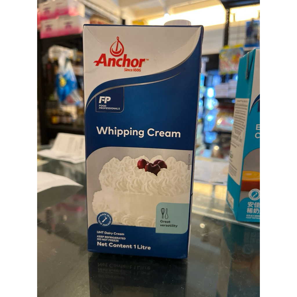 วิปปิ้ง ครีม (ครีมแท้) ตรา แองเคอร์ Anchor 1 ลิตร