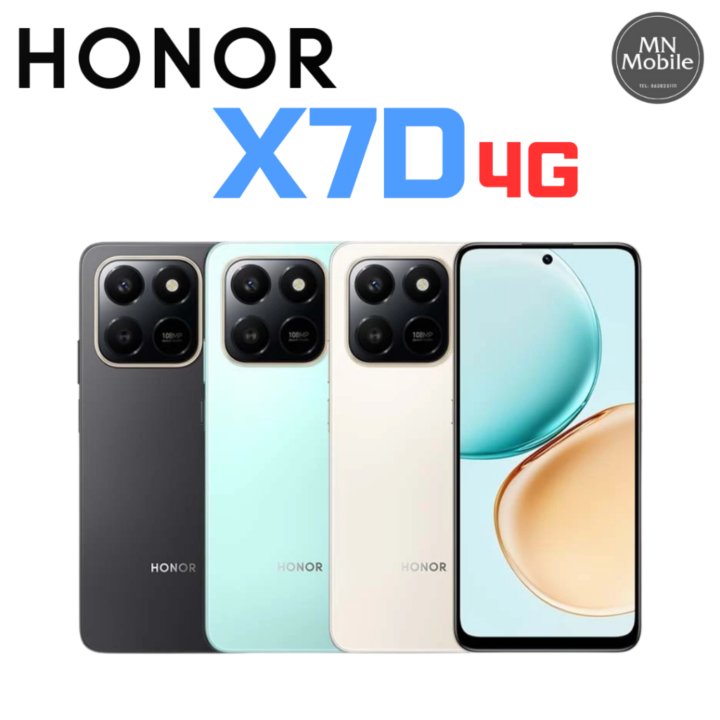Honor X7d 4G ความจุ 8GB + 256GB | สินค้าจำเป็นต้องแกะเพื่อ Activate เครื่อง