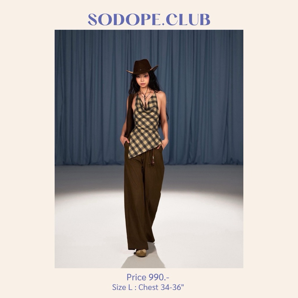 [ส่งต่อ] Sodope Club Tove Top ป้ายห้อย เสื้อเวียดนาม ชุดเวียดนาม