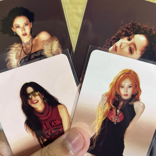 [พร้อมส่ง] การ์ด QQ Aespa Dirty Work 1ดาวล้วน