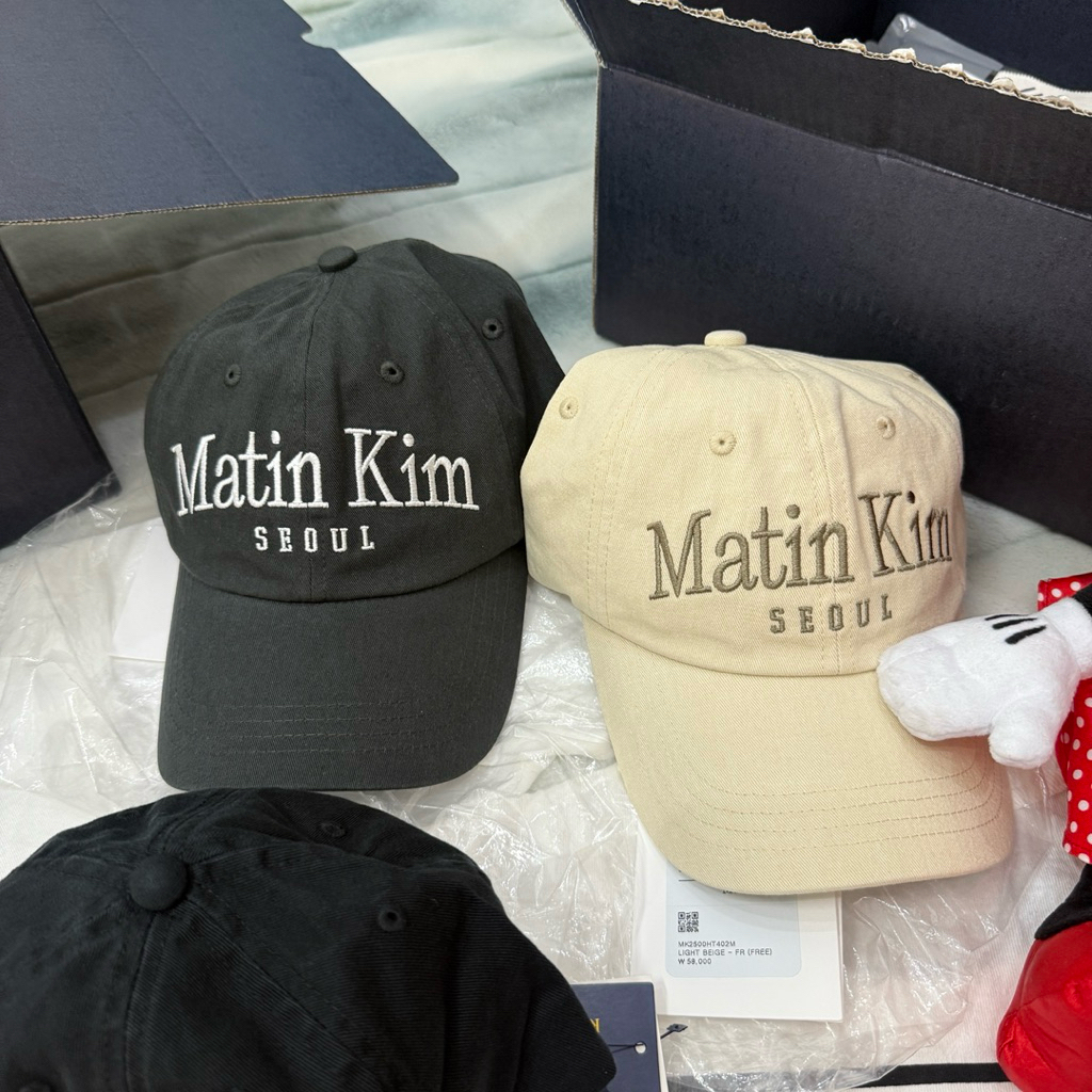 [ พร้อมส่ง ] martin kim cap หมวกสุดฮิตจากเกาหลี
