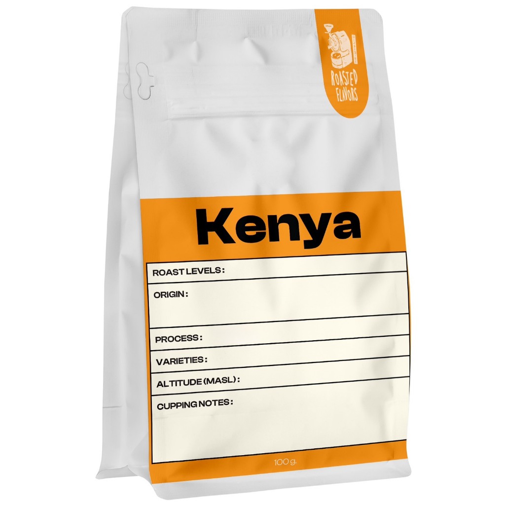เมล็ดกาแฟคั่ว Kenya Nyeri Gatina AA TOP 100 g.