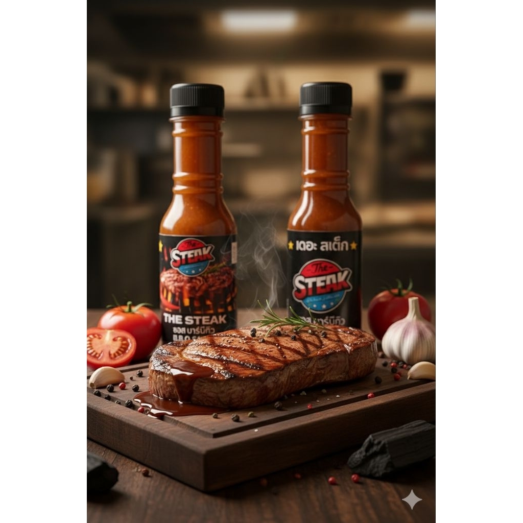 ซอส B.B.Q. (B.B.Q. SAUCE)Brand The Steak