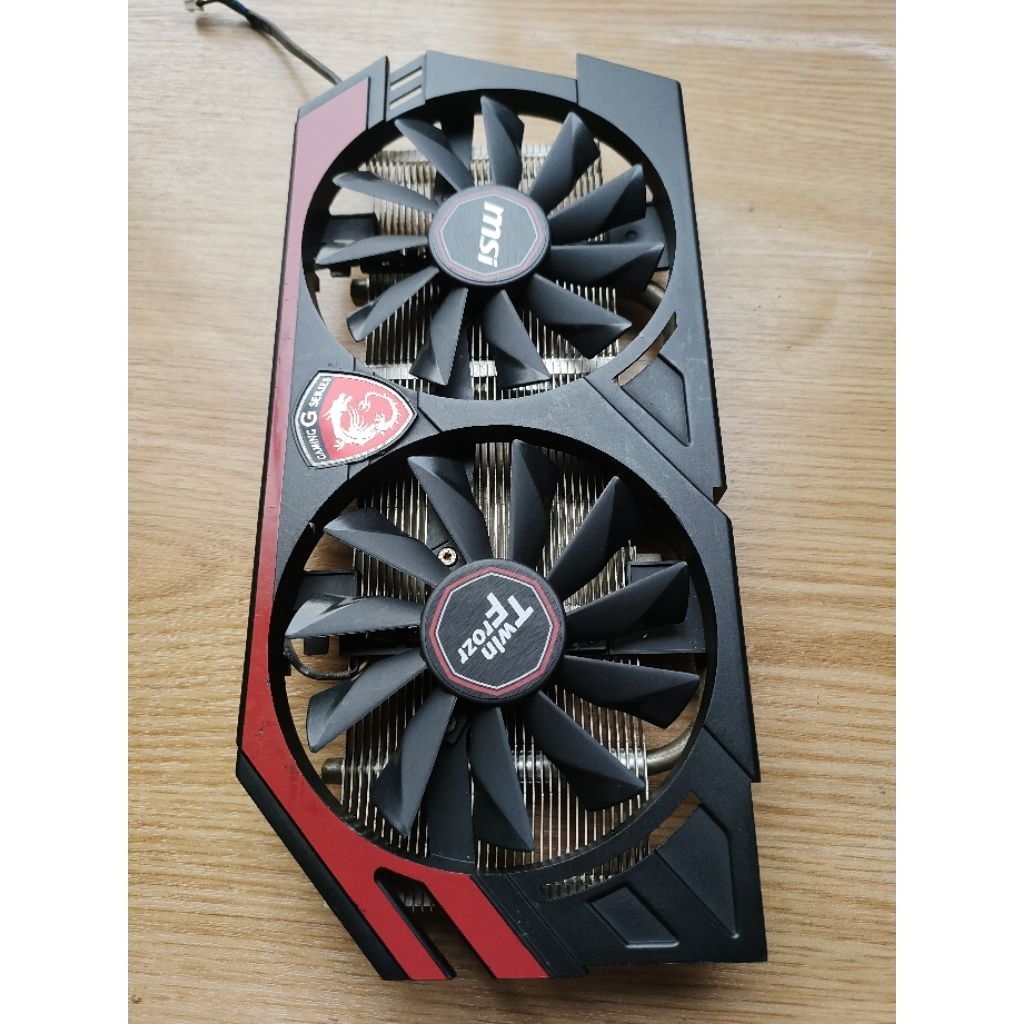 ชุดซิ้งและพัดลมการ์ดจอมือสอง MSI GTX 750ti
