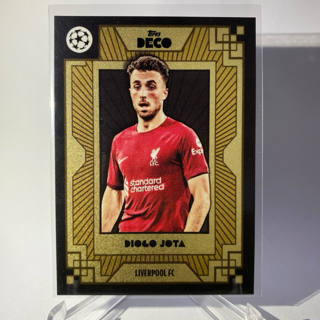 การ์ดนักฟุตบอล DIOGO JOTA , LIVERPOOL ,TOPPS DECO 2022