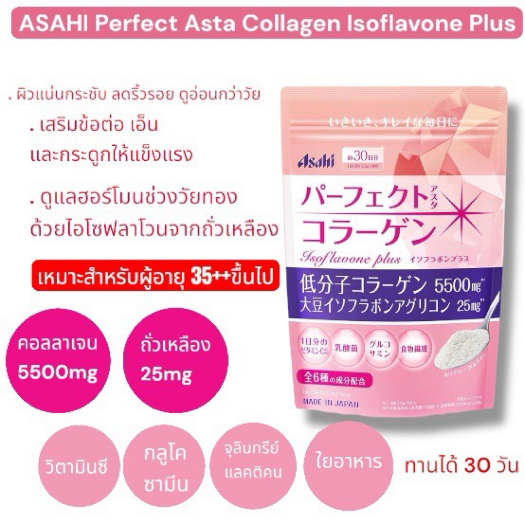 ASAHI Collagen Powder Isoflavone Plus
