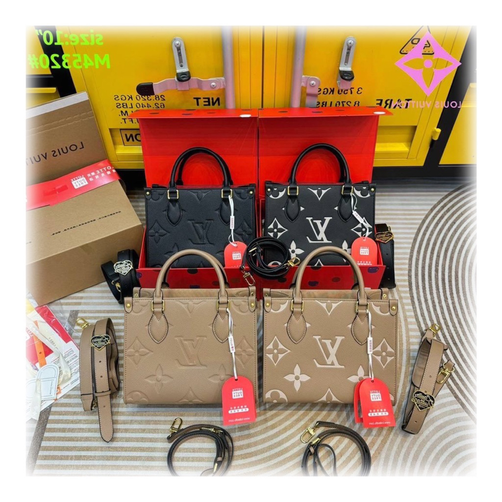 on-the-go กระเป๋าถือและสะพายข้างขนาด 10 นิ้ว กระเป๋ายอดนิยมทันสมัย งานสวยตรงปกพร้อมอุปกรณ์ครบจ้า✨✅📦