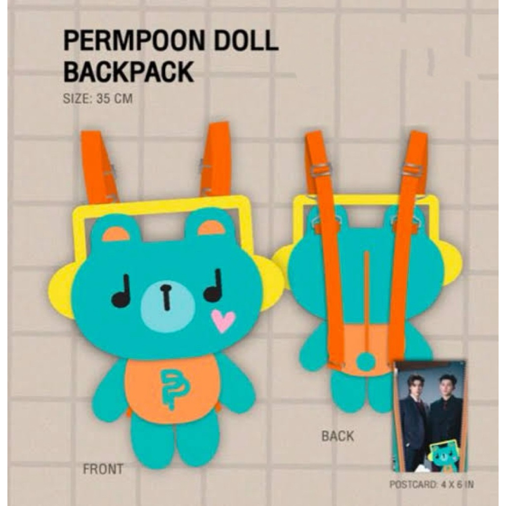 <พร้อมส่ง> Pond Phuwin : Permpoon - Doll Backpack #PondPhuwin