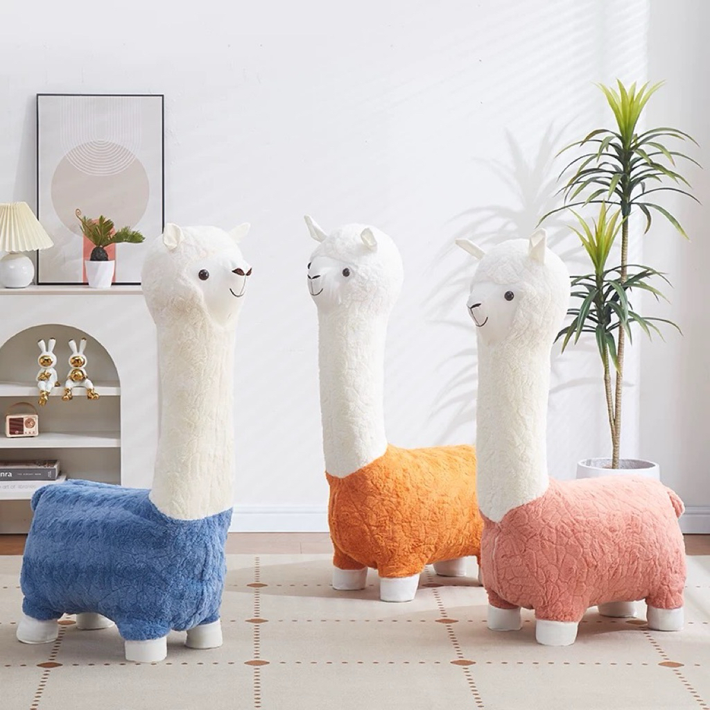 DUDEE ตุ๊กตาสุดน่ารัก Alpaca ของเล่นตุ๊กตา แกะตัวเล็กน่ารัก ตุ๊กตาสัตว์