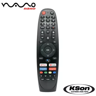 รีโมททีวี สมารท์ทีวี นาโน มีสั่งการด้วยเสียง NANO Smart TV Remote Control with Voice Control รุ่น NNV