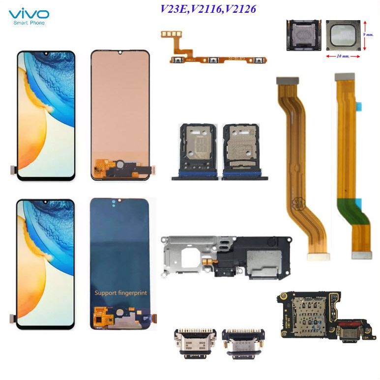 อะไหล่มือถือ Vivo V23E,V2116,V2126/สายแพร/ลำโพงหูฟัง/กระดิ่งเสียงเรียกเข้า