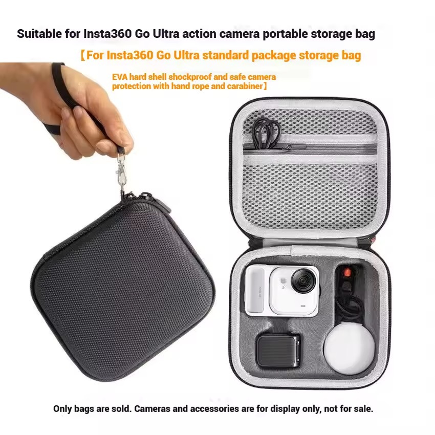 Storage Bag for Insta360 GO Ultra Protective Case for storing accessories Action Camera for Vlogging