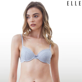 ELLE lingerie Padded bra ยกทรงรูปแบบมีโครงแต่งผ้าลูกไม้ - LB7533