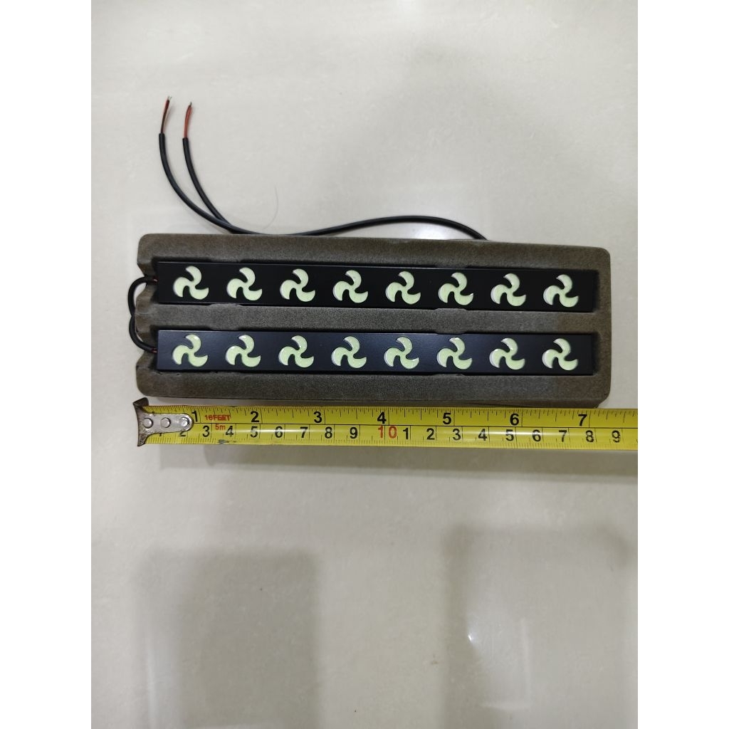 daylight  รถยนต์ ไฟเดย์ไลท์ cob กังหันลมแสงสีไอคบูล