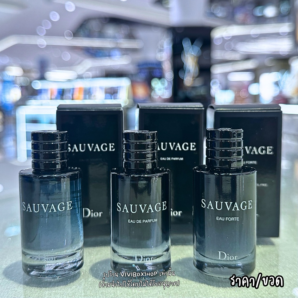 ✨ Sauvage Edp, EDT, Eau Forte 👑 ป้ายคิง แท้ 💯 [VIVIBOXSHOP]