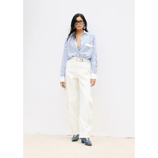 STUDIO UNKNOWN - Dean Balloon Linen Trousers กางเกงผ้าลินินทรงบอลลูน