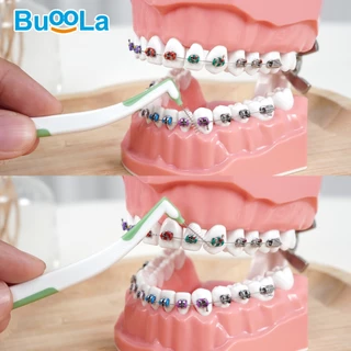 [Set สำหรับคนจัดฟัน] Buoola น้ำยาบ้วนปากกลิ่นเปปเปอร์มินต์+แปรงสีฟัน+แปรงขัดซอกฟัน+แปรงกระจุก