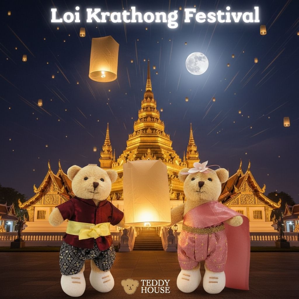 TEDDY HOUSE : Aroma teddy ตุ๊กตาหมีหอมปรับอากาศ ชุดไทย หมีหอมอโรม่า ของขวัญ น้ำหอมปรับอากาศในรถ