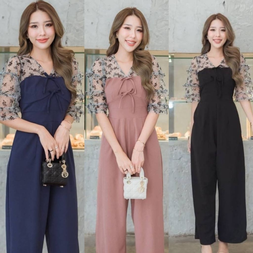 จั๊มสูท NUCHY งานพร้อมส่ง