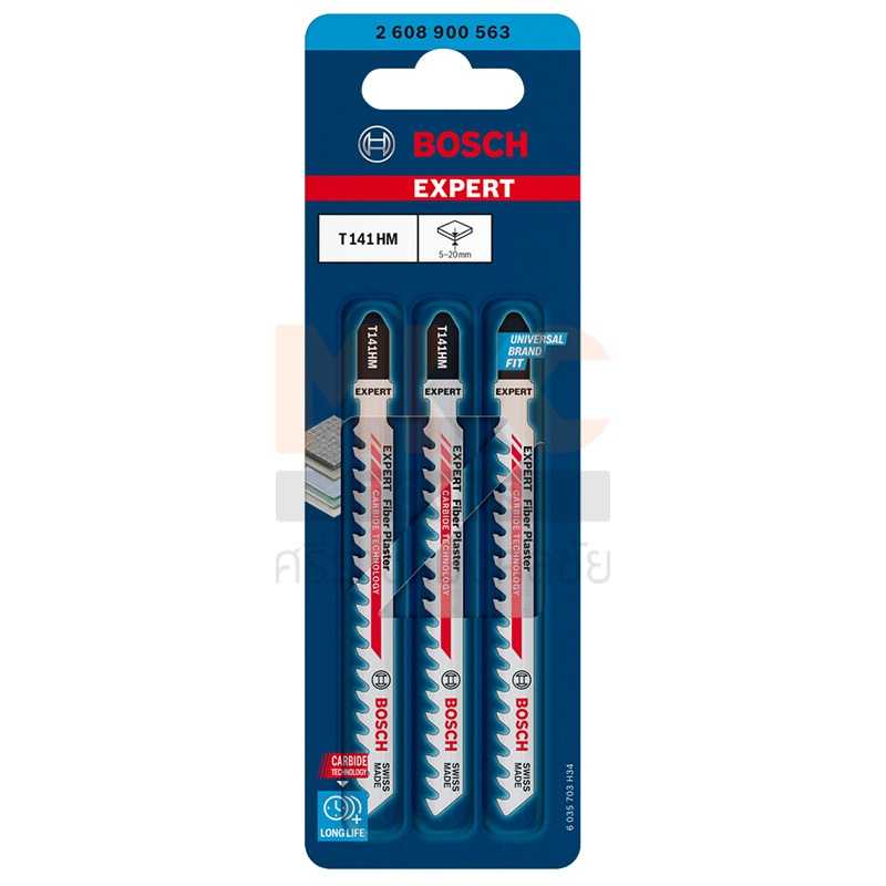 BOSCH ใบเลื่อย  # T 141 HM  EXPERT (3ใบ/แพ็ค)