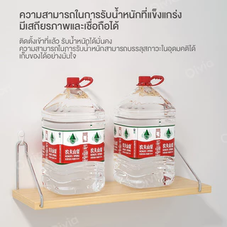 oiviaชั้นวางติดผนัง หิ้งพระ ชั่นวางของ ชั้นวางไม้ ชั้นติดผนัง ชั้นวางของติดผนัง ของแต่งบ้าน ไม้ ติดตั้งง่าย