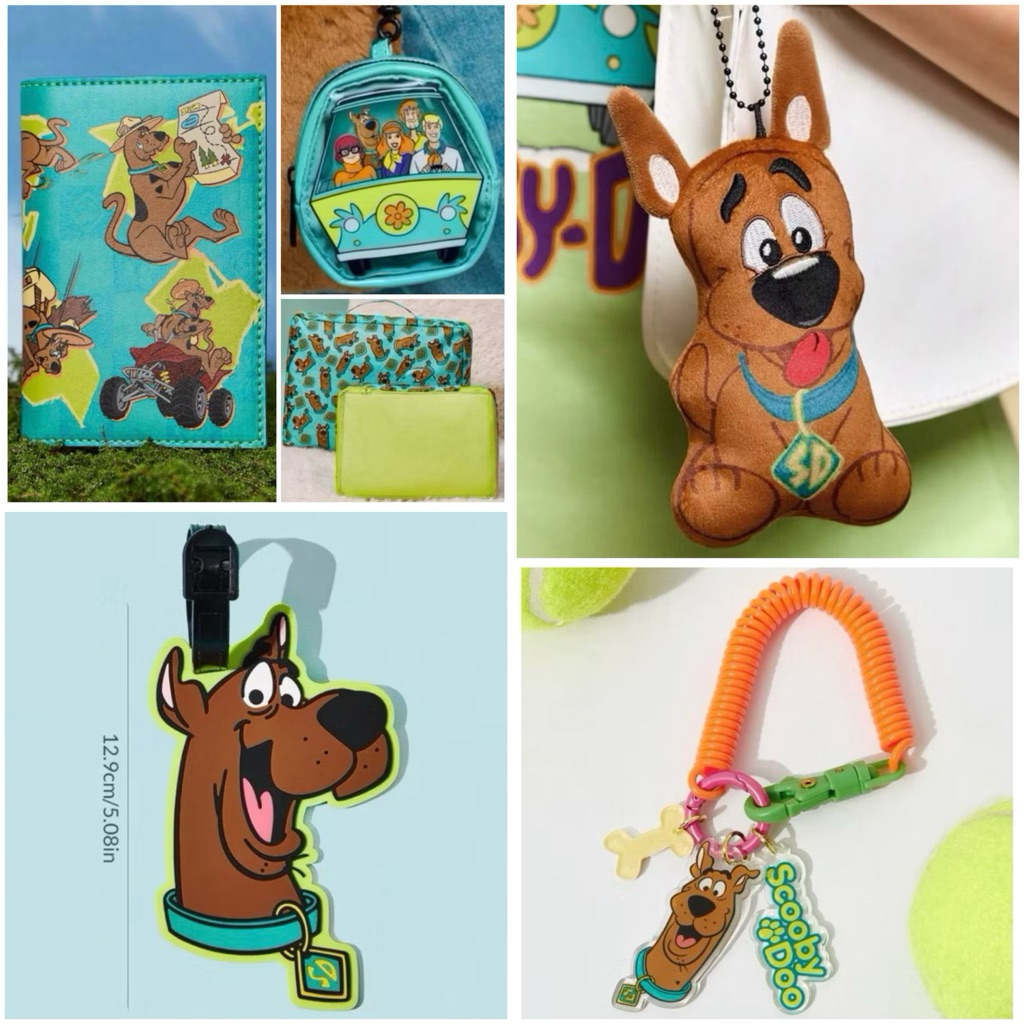 พวงกุณแจ Tag เคสpasssport กระเป๋าใส่เหรียญ/จัดระเบียบ สกูบี้-ดู (สินค้างานลิขสิทธิ์แท้100% X Scooby-
