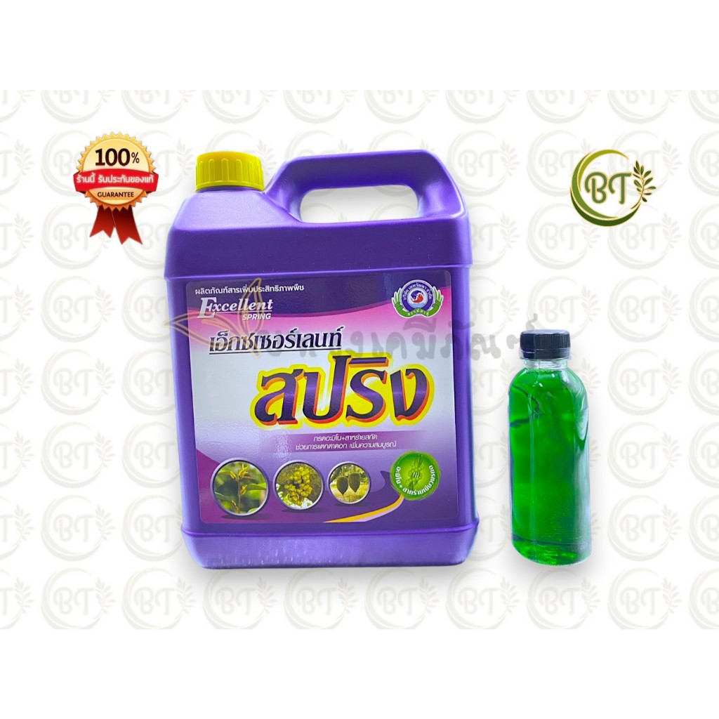 ขนาด 5 ลิตร (แกลลอน) เอ็กซเซอร์เลนท์ สปริง เทพวัฒนา คีเลต ดูดซึมเร็ว อาหารเสริม เกรดส่งออก สาหร่ายเขียว+อะมิโน