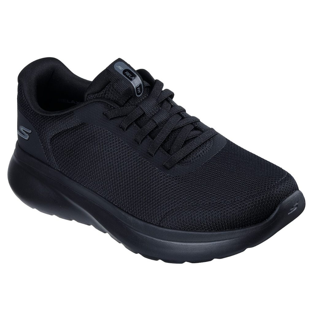 Skechers สเก็ตเชอร์ส รองเท้าผู้ชาย Men GOwalk Arch Fit N-Joy Shoes - 217078-BBK (latest) — صورة 3