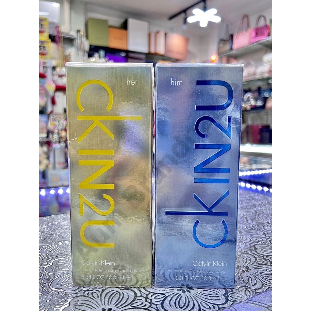 พร้อมส่ง​ Calvin Klein CK IN2U Him/Her Eau de Toilette​ 100ML​ ของแท้จากฮ่องกง