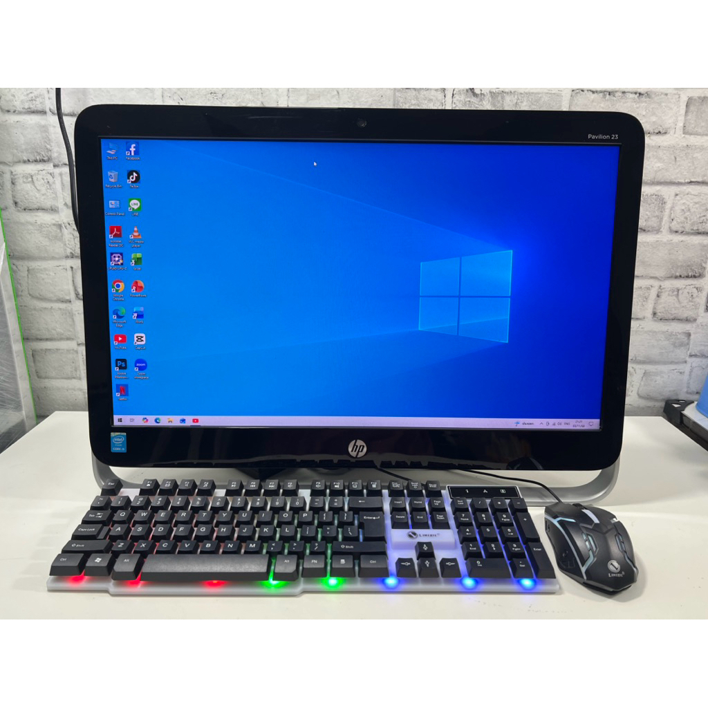 HP All in one Pavilion 23 มือสอง Core I5 Gen4 แรม 8gb HHD 1TB การ์ดจอแยก2gb เทสแล้วใช้งานได้สินค้ามี