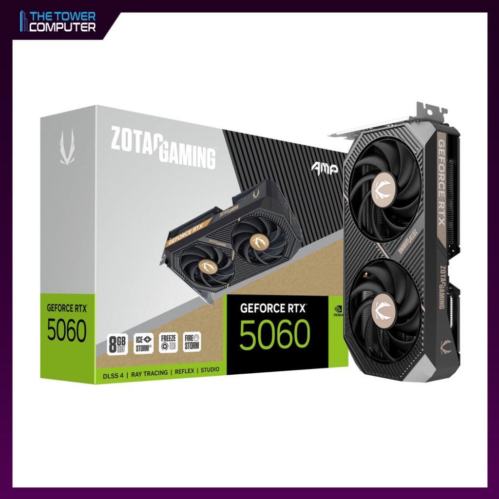 VGA (การ์ดจอ) ZOTAC GAMING GeForce RTX 5060 AMP