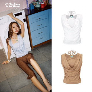 Wildblueyonder - Vivian Tank top เสื้อกล้ามผูกคอ