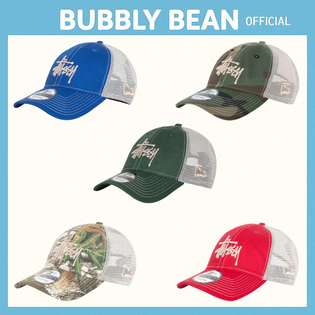 [ของแท้] หมวก STUSSY NEW ERA 9TWENTY BASIC TRUCKER