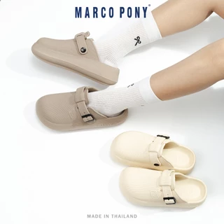 Marco Pony รองเท้าแตะผู้หญิง กันลื่น รองเท้าแตะหัวโต พื้นหนา วัสดุ EVA สะดวกสบายทุกฤดู ลำลอง MH9029